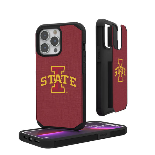 Iowa State University Cyclones Solid Rugged Phone Case for Apple iPhone