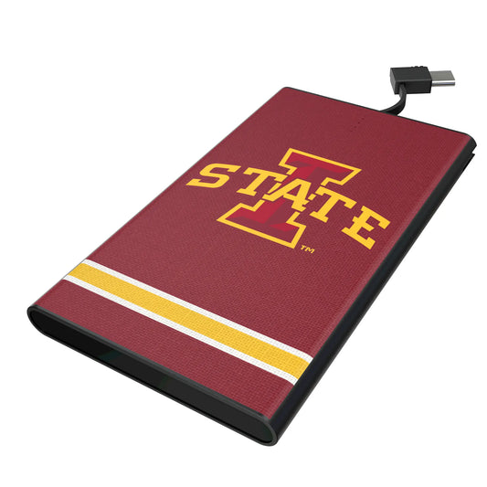 Iowa State University Cyclones Stripe 5000mAh Flat Powerbank
