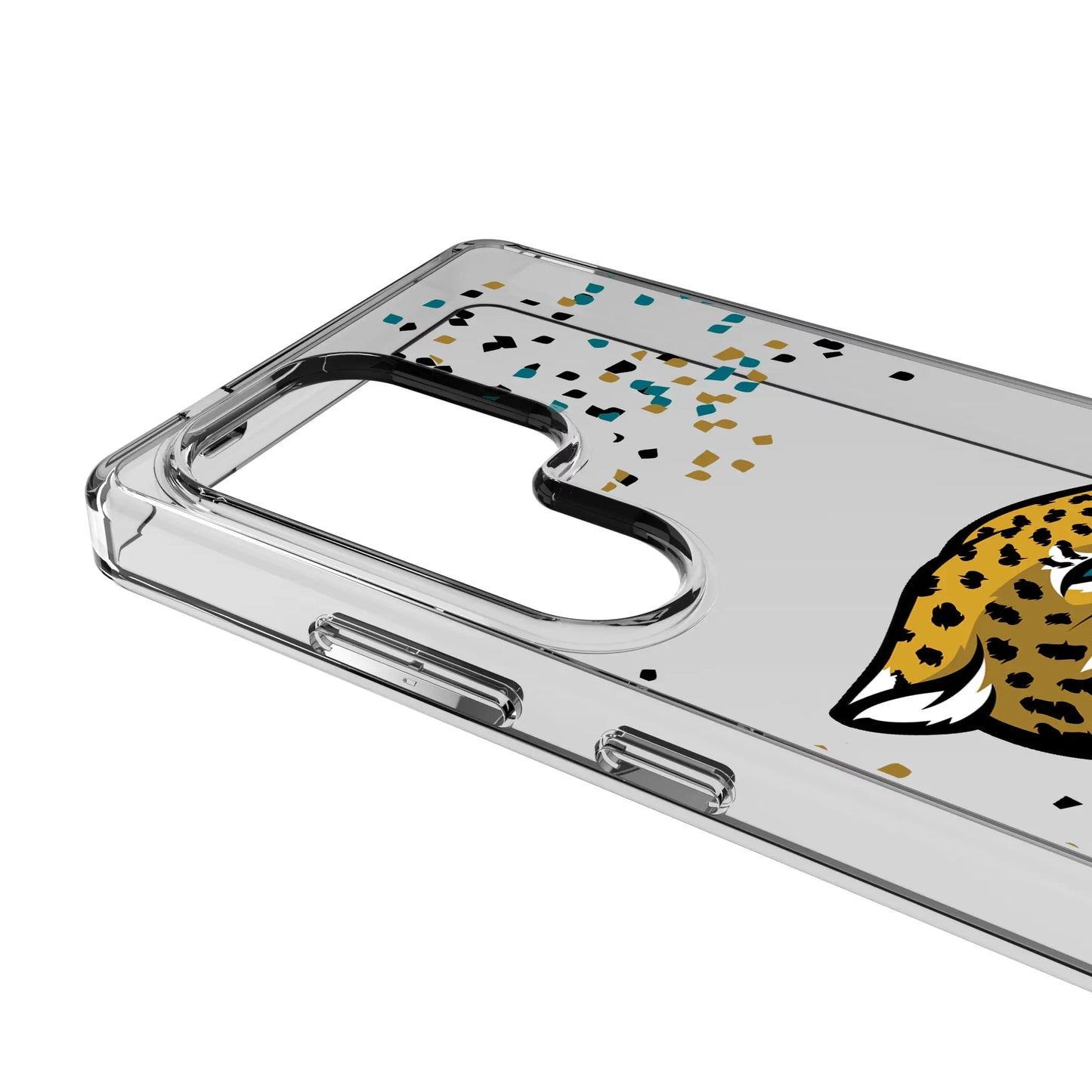 Jacksonville Jaguars Confetti Clear Phone Case for Samsung Galaxy