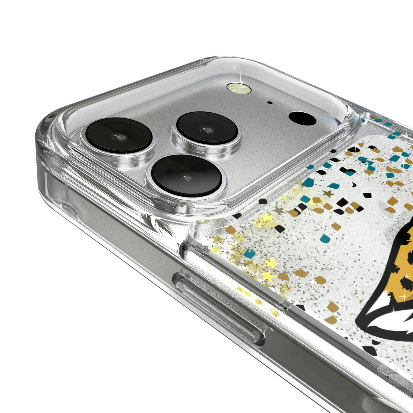 Jacksonville Jaguars Confetti Glitter Phone Case for Apple iPhone