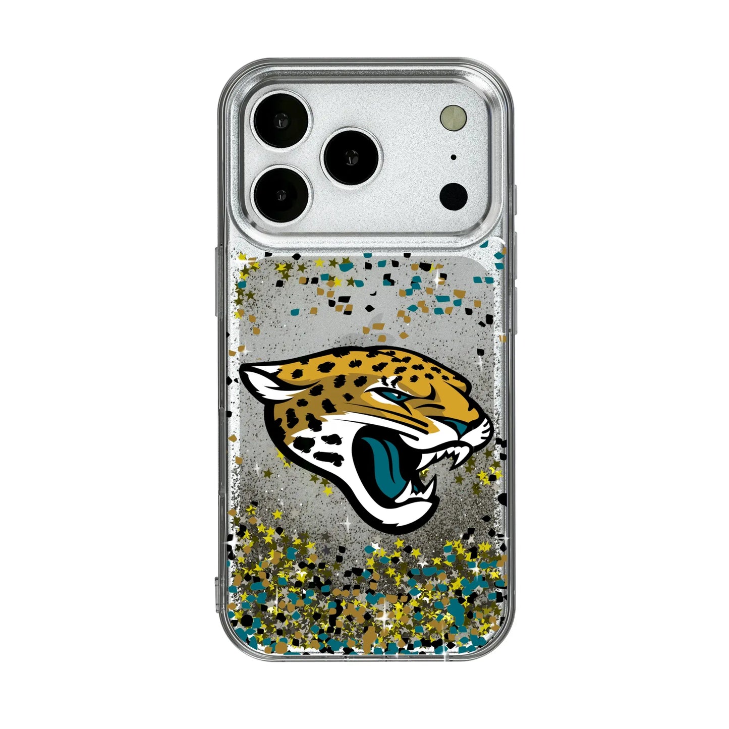 Jacksonville Jaguars Confetti Glitter Phone Case for Apple iPhone