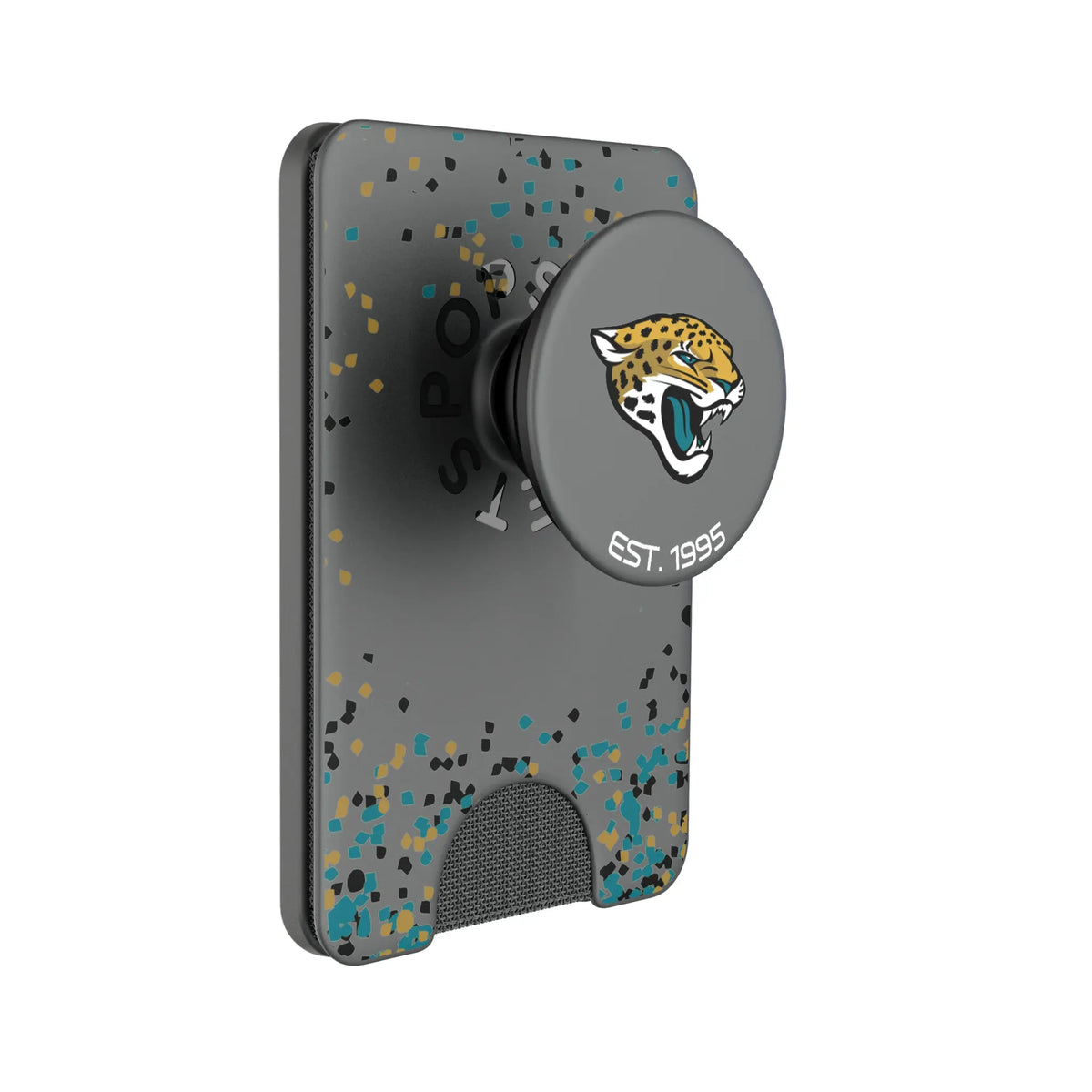 Jacksonville Jaguars Confetti PopSockets Magnetic Phone Grip and Stand