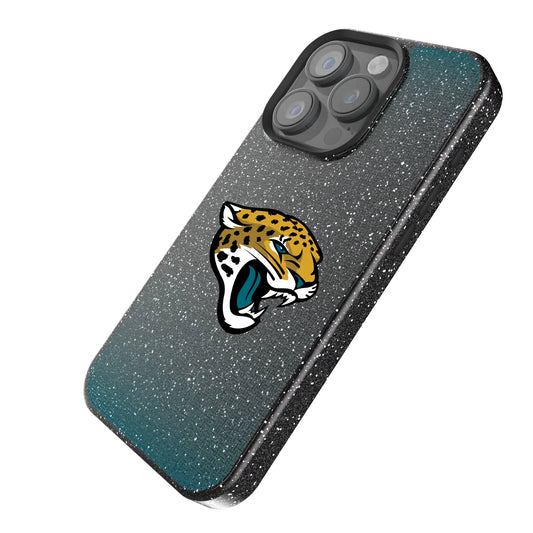 Jacksonville Jaguars Linen Black Bling Phone Case for Apple iPhone