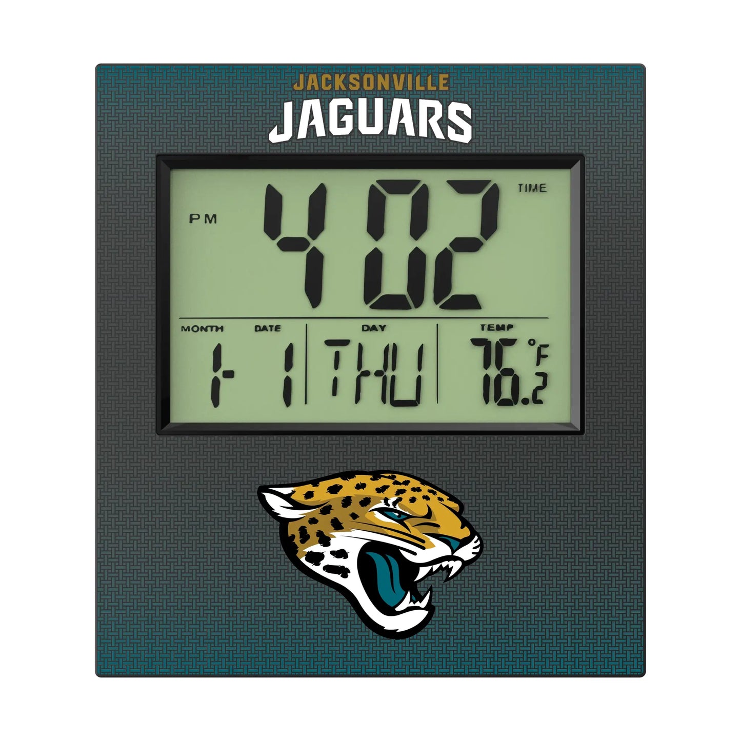 Jacksonville Jaguars Linen Wall Clock