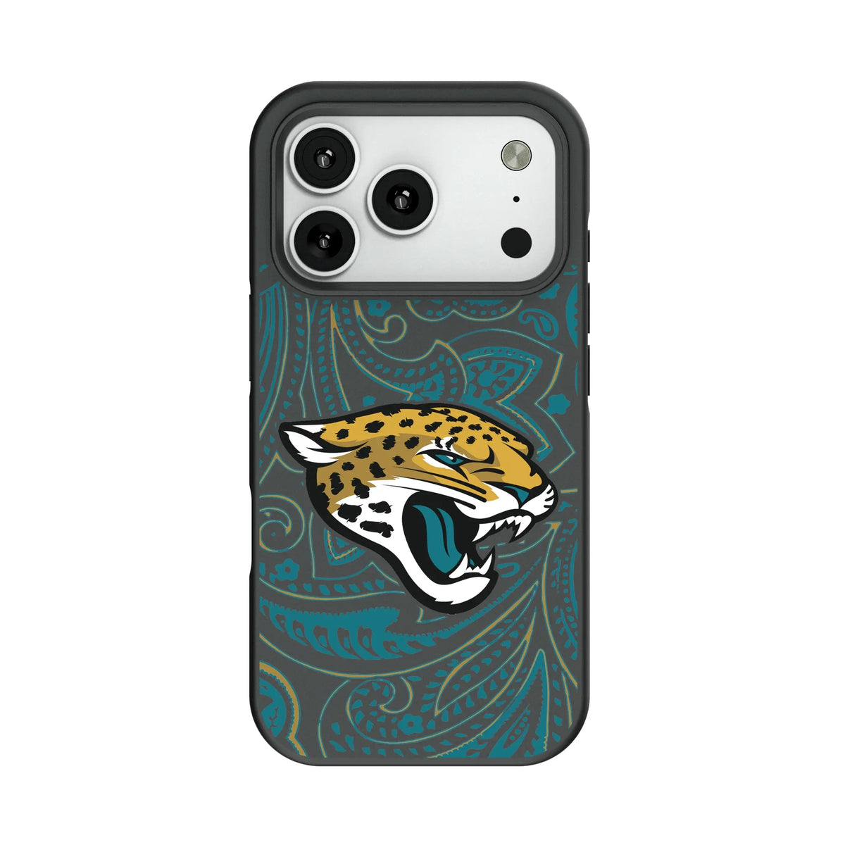Jacksonville Jaguars Paisley Bump Phone Case for Apple iPhone