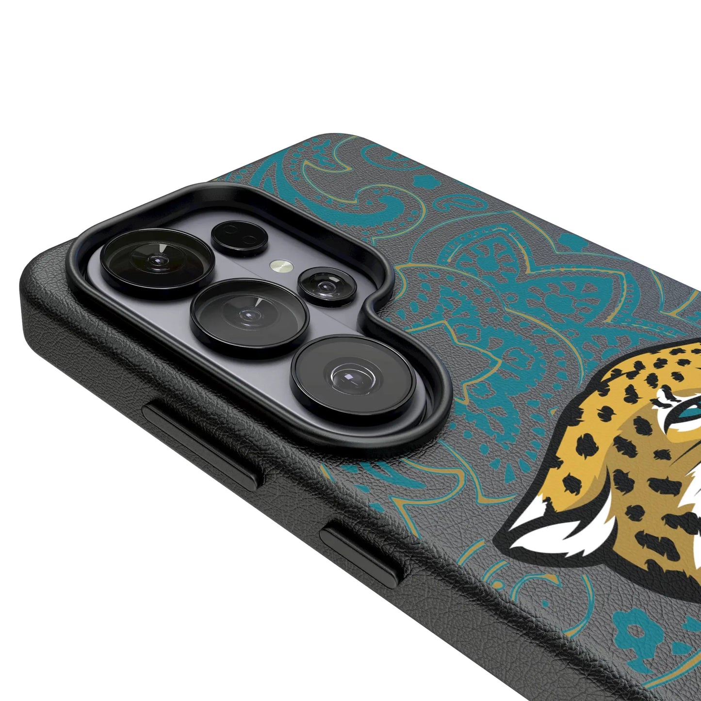 Jacksonville Jaguars Paisley MagSafe Compatible Phone Case for Samsung Galaxy