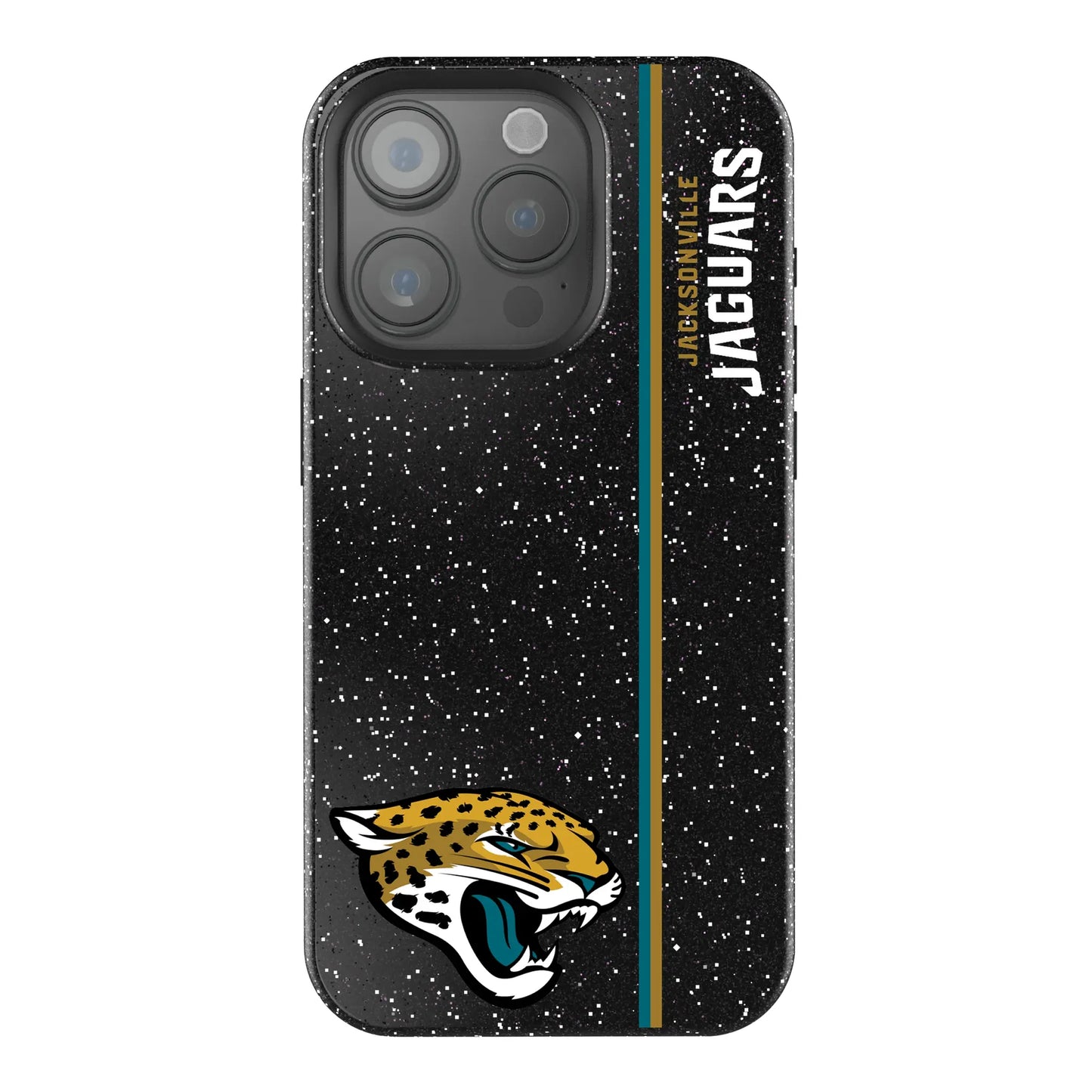 Jacksonville Jaguars Sidebar Black Bling Phone Case for Apple iPhone