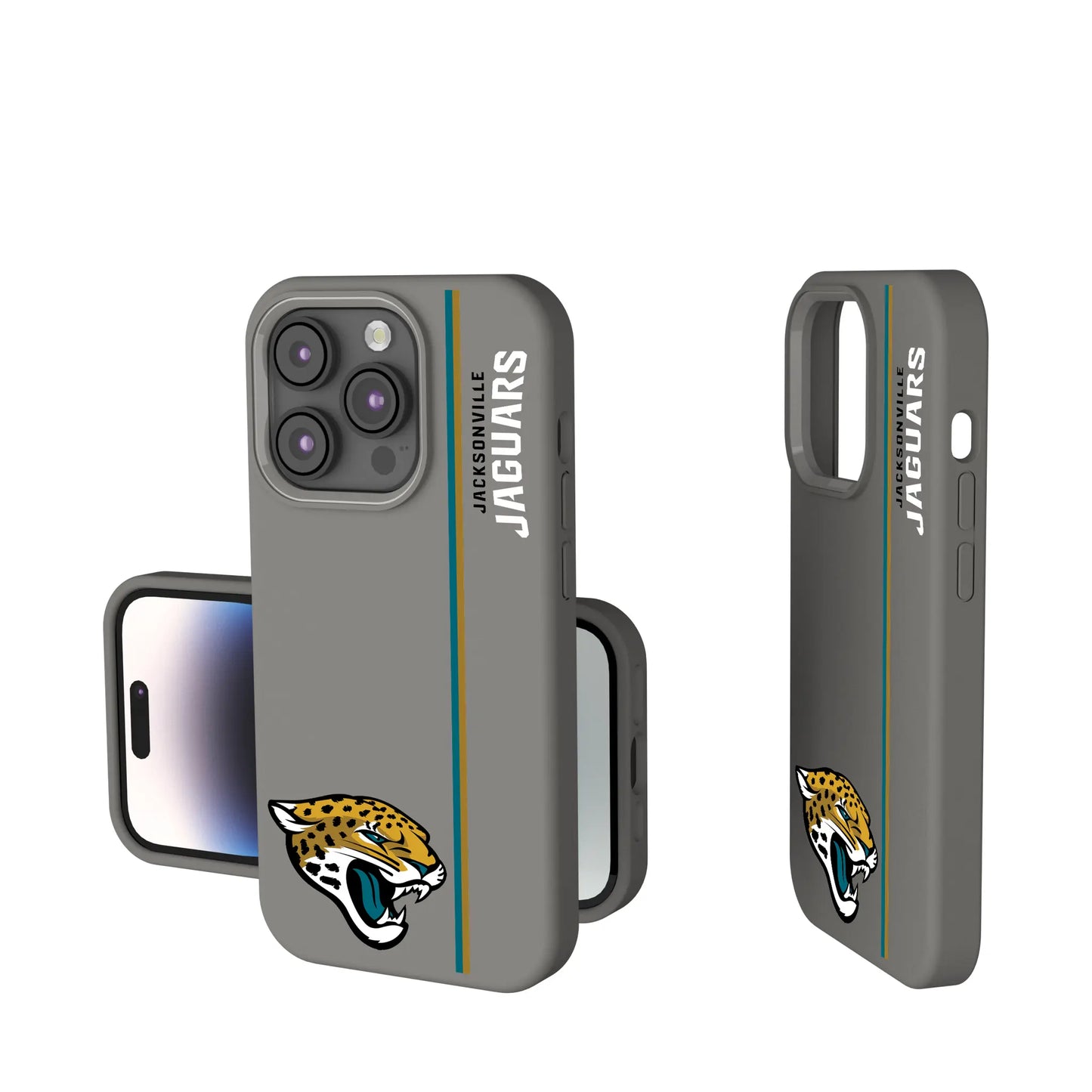 Jacksonville Jaguars Sidebar Soft Touch Phone Case for Apple iPhone