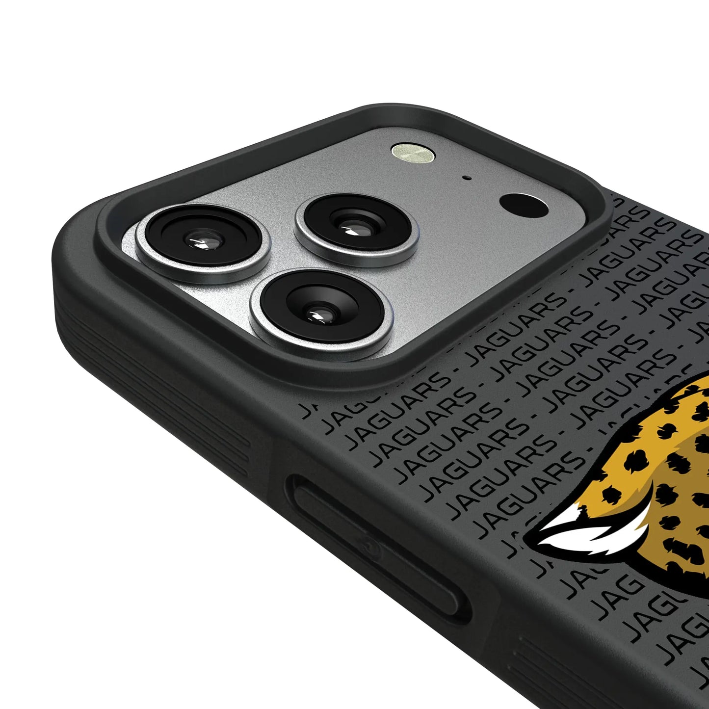Jacksonville Jaguars Text Backdrop Bump Phone Case for Apple iPhone