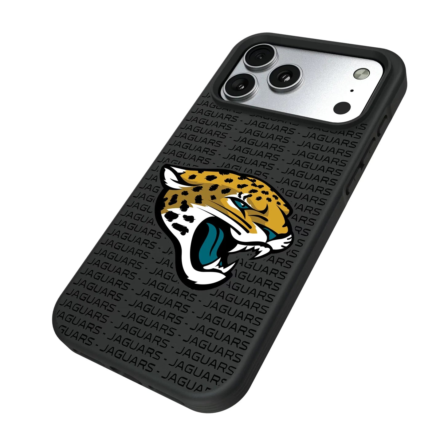 Jacksonville Jaguars Text Backdrop Bump Phone Case for Apple iPhone