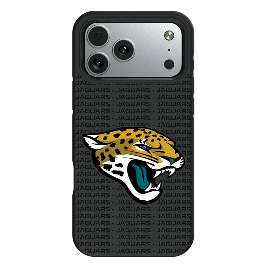 Jacksonville Jaguars Text Backdrop Bump Phone Case for Apple iPhone