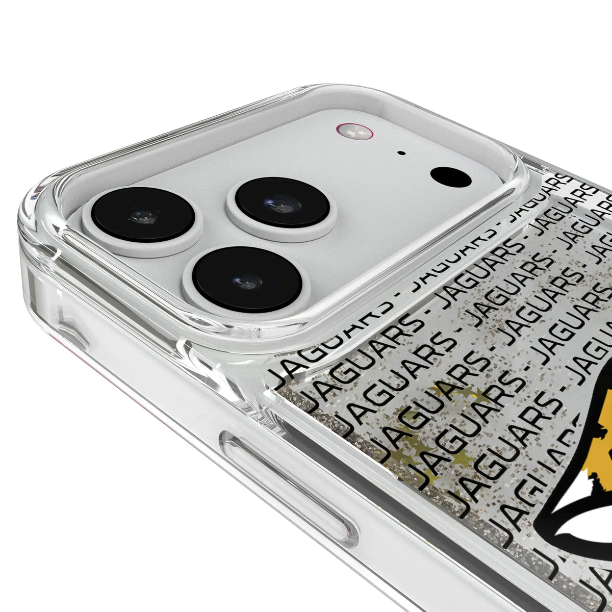 Jacksonville Jaguars Text Backdrop Glitter Phone Case for Apple iPhone