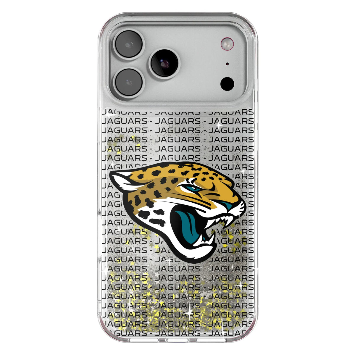 Jacksonville Jaguars Text Backdrop Glitter Phone Case for Apple iPhone