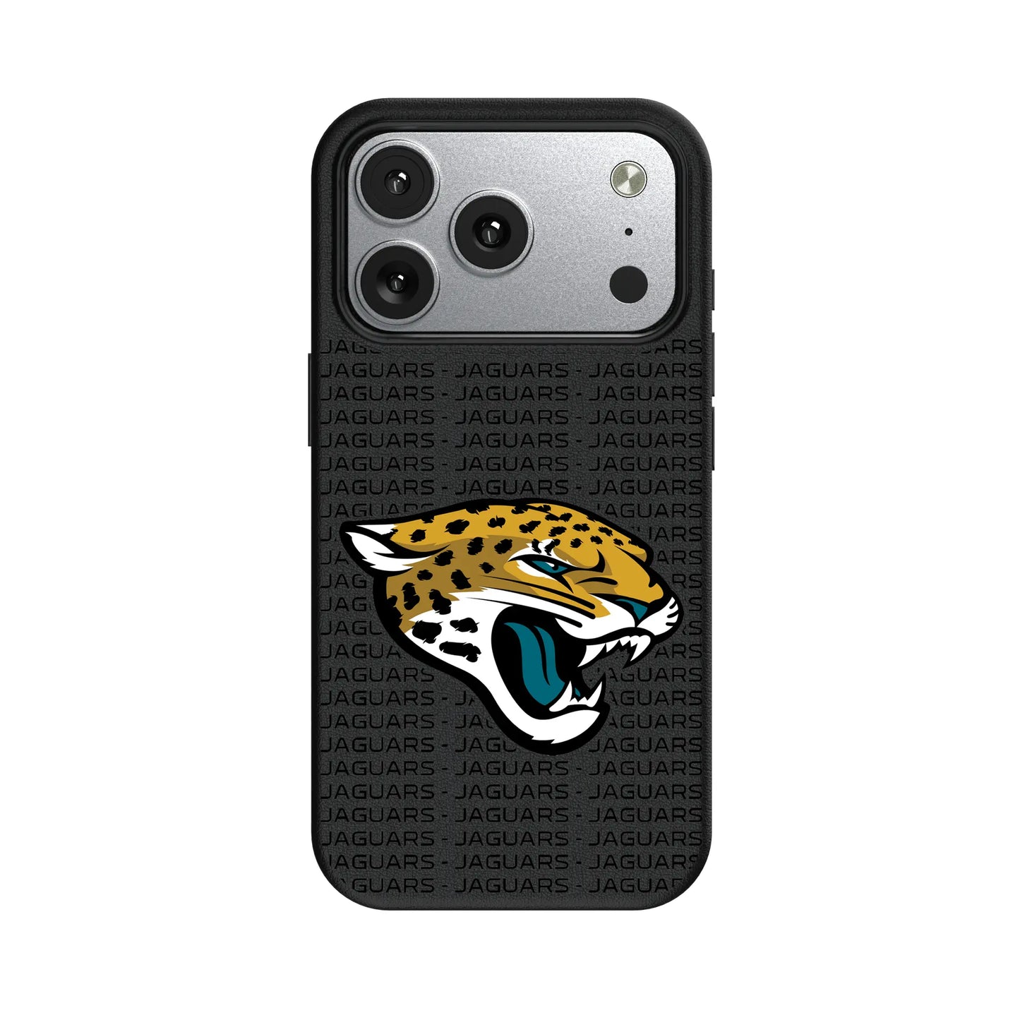 Jacksonville Jaguars Text Backdrop MagSafe Compatible Phone Case for Apple iPhone