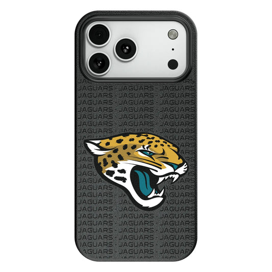 Jacksonville Jaguars Text Backdrop MagSafe Compatible Phone Case for Apple iPhone