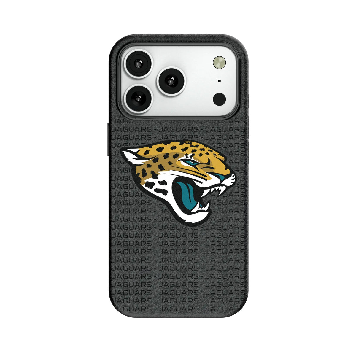 Jacksonville Jaguars Text Backdrop MagSafe Compatible Phone Case for Apple iPhone