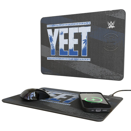 Jey Uso Steel 15-Watt Wireless Charger and Mouse Pad