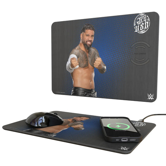 Jey Uso Superstar 15-Watt Wireless Charger and Mouse Pad