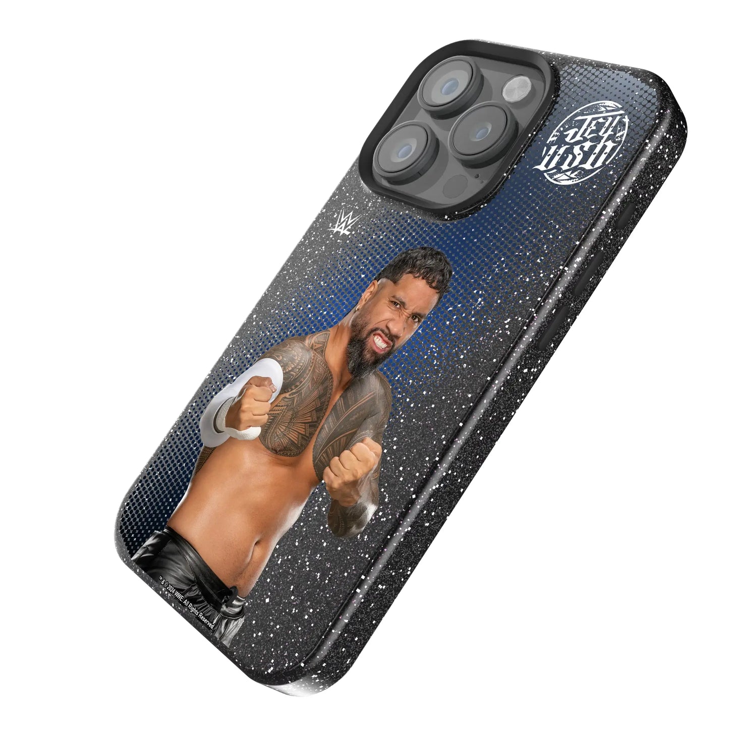 Jey Uso Superstar Black Bling Phone Case for Apple iPhone