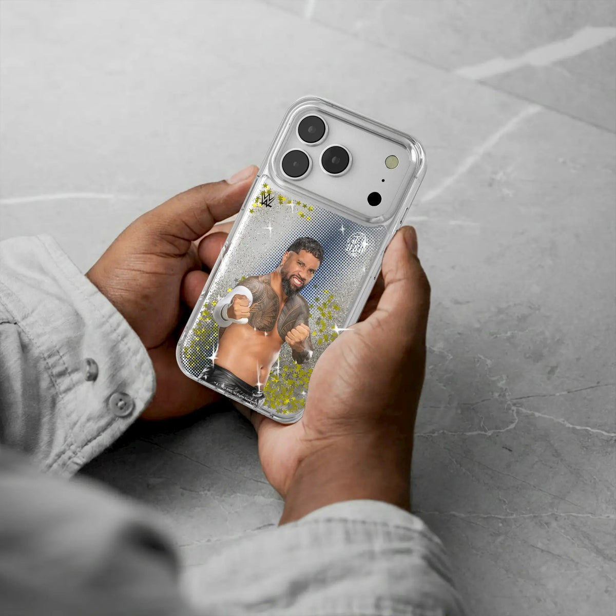 Jey Uso Superstar Glitter Phone Case for Apple iPhone