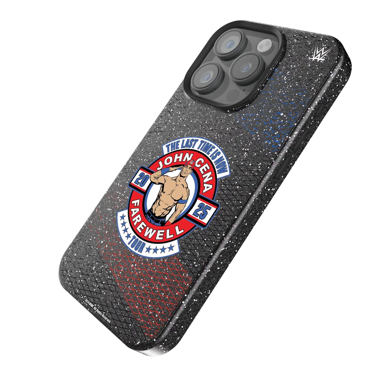 John Cena Farewell Tour Steel Black Bling Phone Case for Apple iPhone