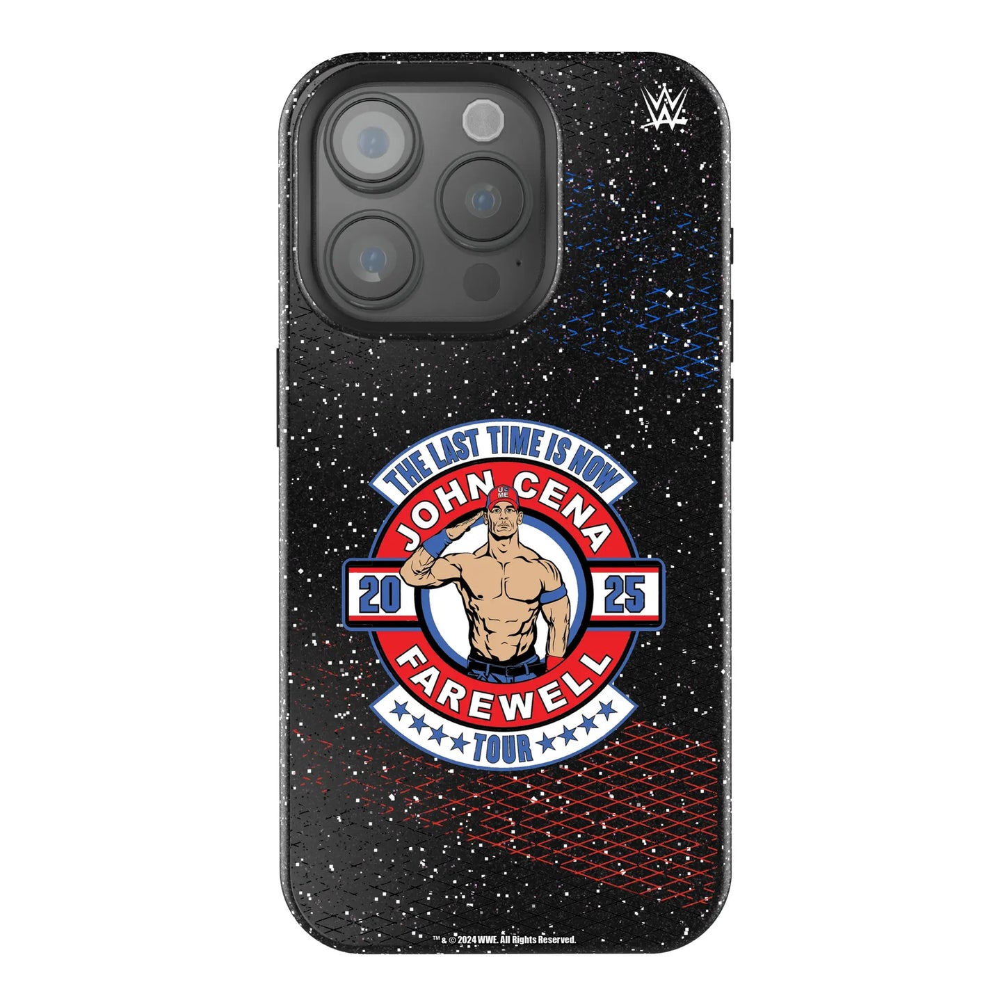John Cena Farewell Tour Steel Black Bling Phone Case for Apple iPhone