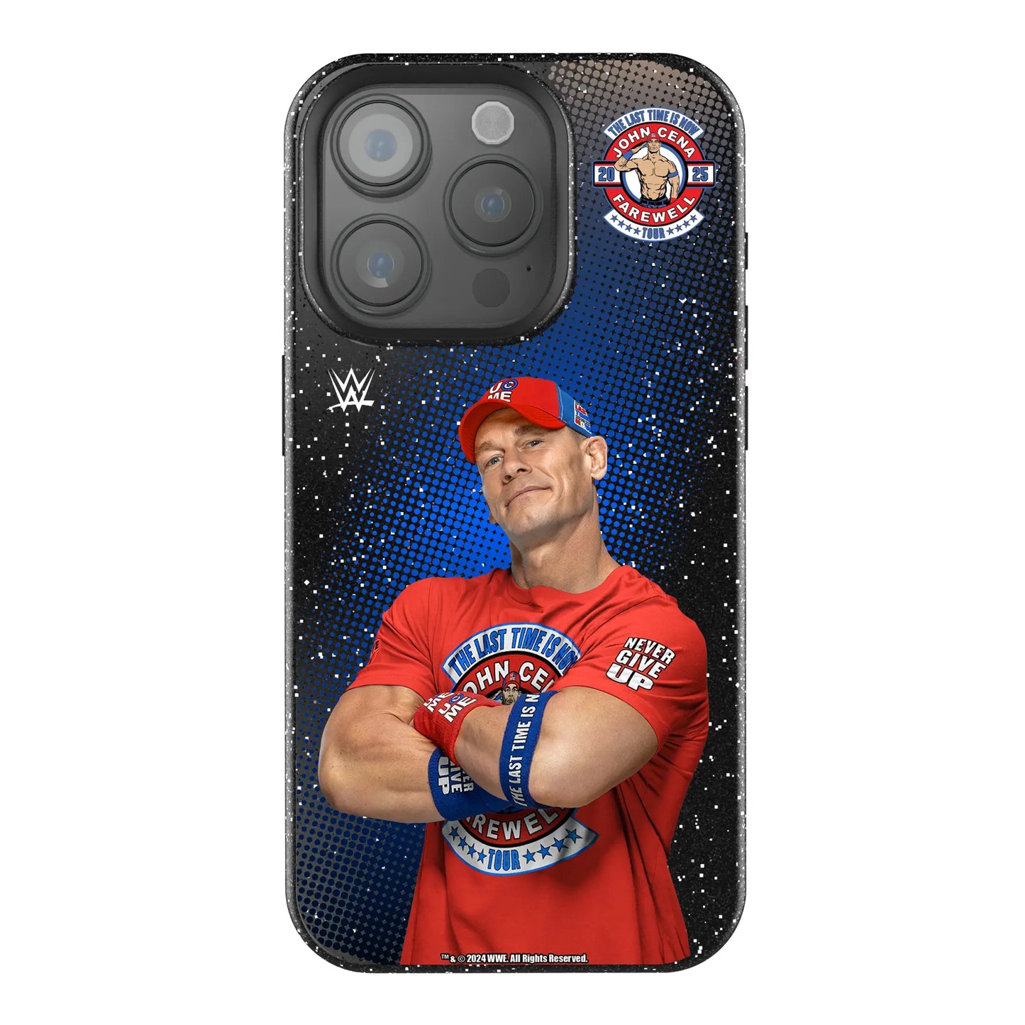 John Cena Farewell Tour Superstar Black Bling Phone Case for Apple iPhone