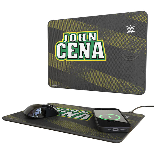 John Cena Steel 15-Watt Wireless Charger and Mouse Pad