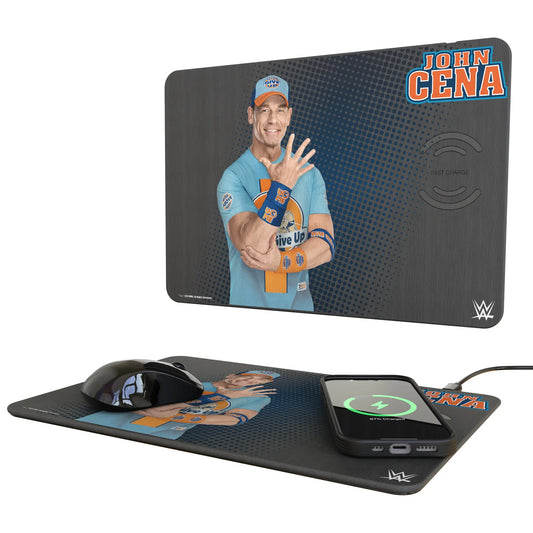John Cena Superstar 15-Watt Wireless Charger and Mouse Pad