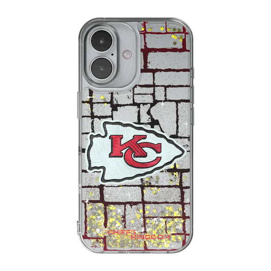Kansas City Chiefs Brick Glitter Phone Case for Apple iPhone