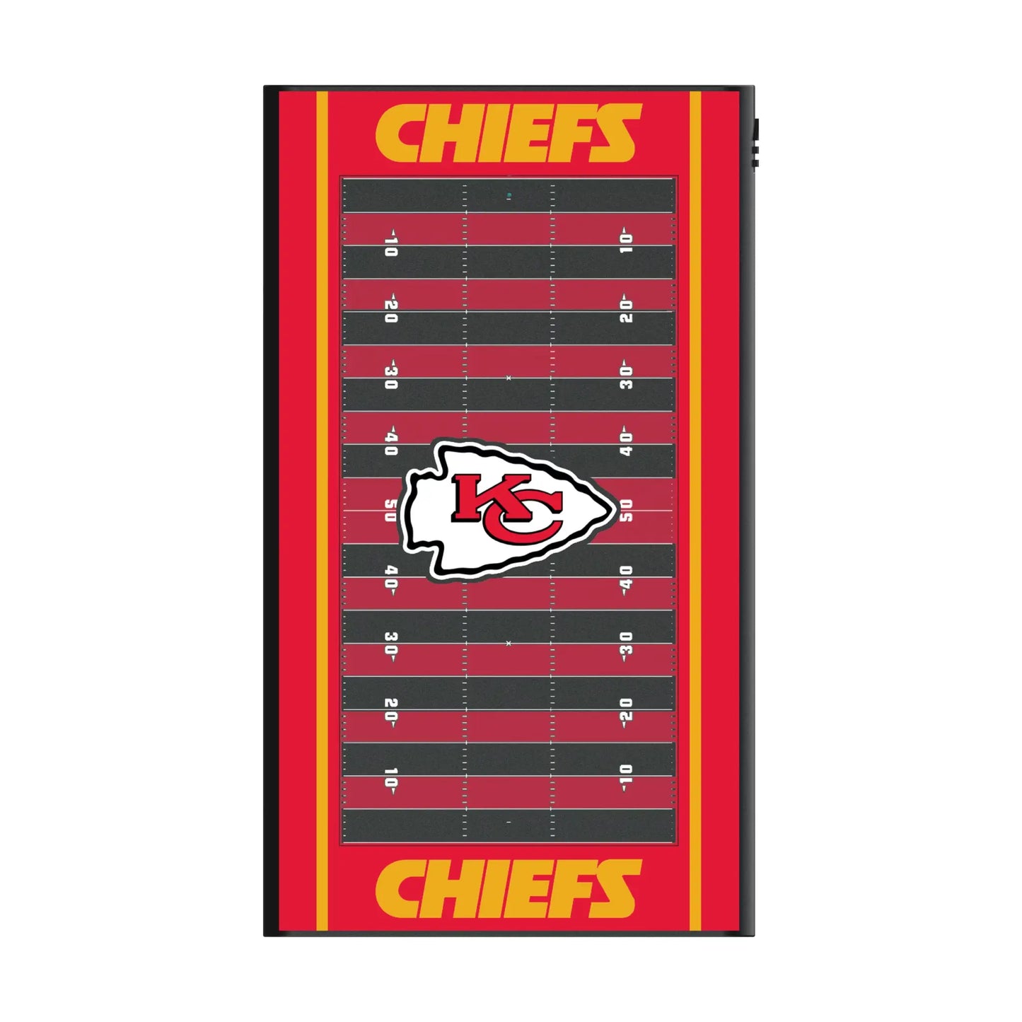 Kansas City Chiefs Field 5000mAh Flat Powerbank