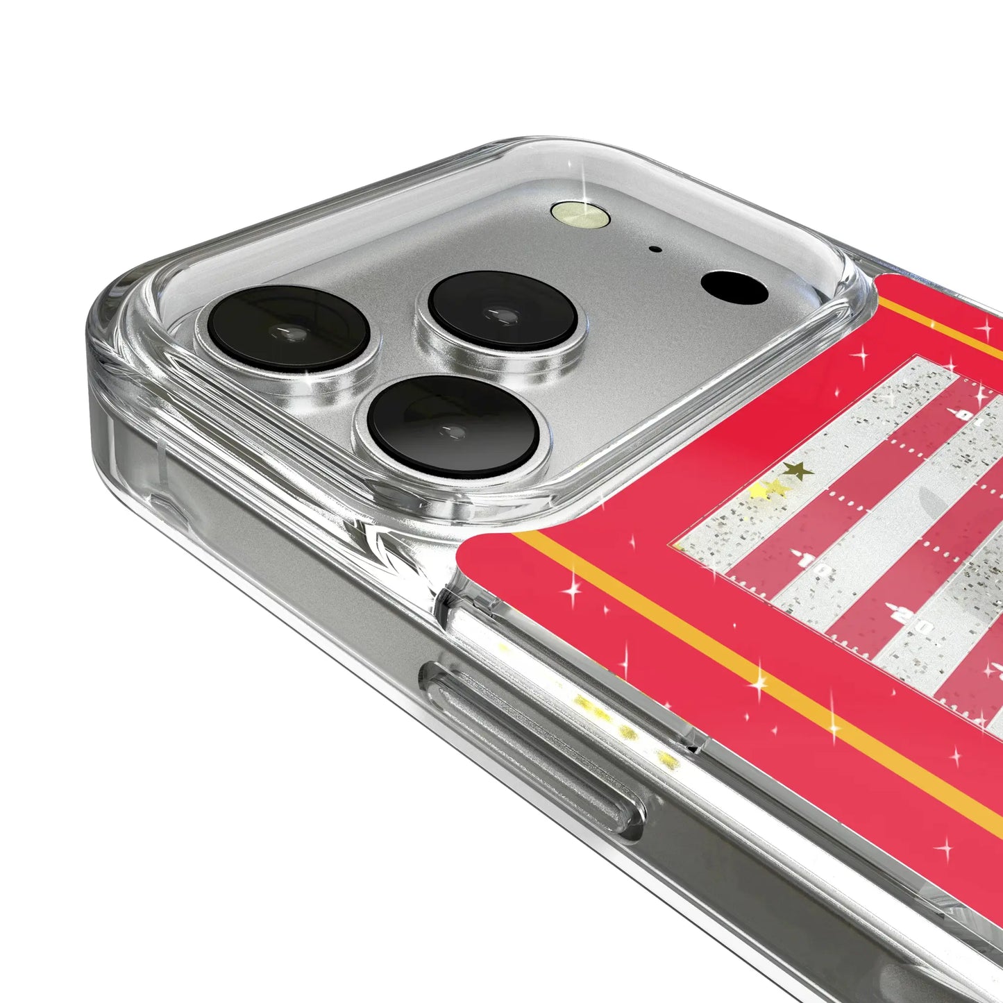 Kansas City Chiefs Field Glitter Phone Case for Apple iPhone