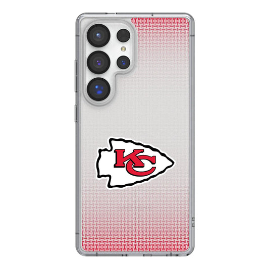 Kansas City Chiefs Linen Clear Phone Case for Samsung Galaxy