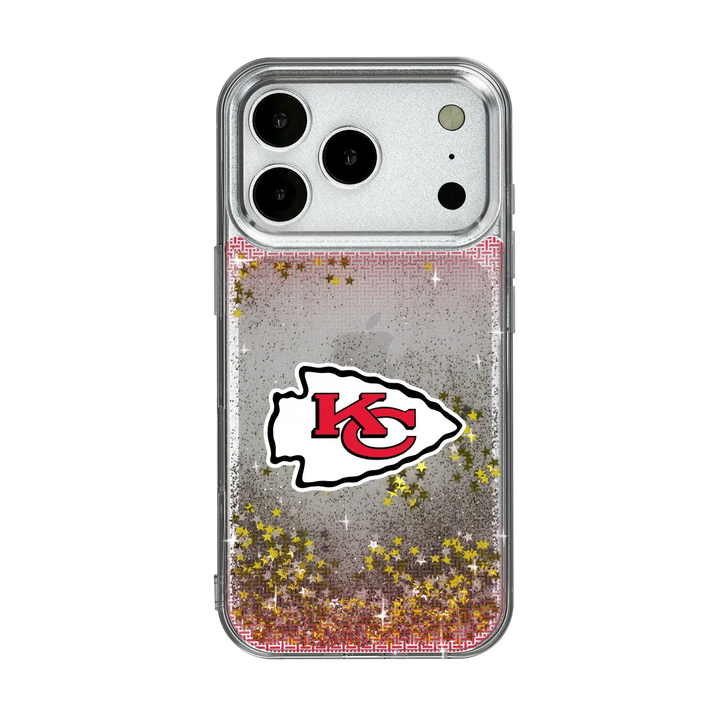 Kansas City Chiefs Linen Glitter Phone Case for Apple iPhone