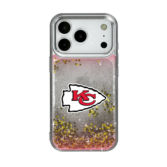 Kansas City Chiefs Linen Glitter Phone Case for Apple iPhone