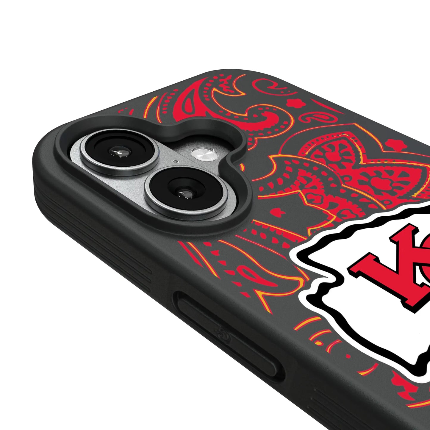 Kansas City Chiefs Paisley Bump Phone Case for Apple iPhone