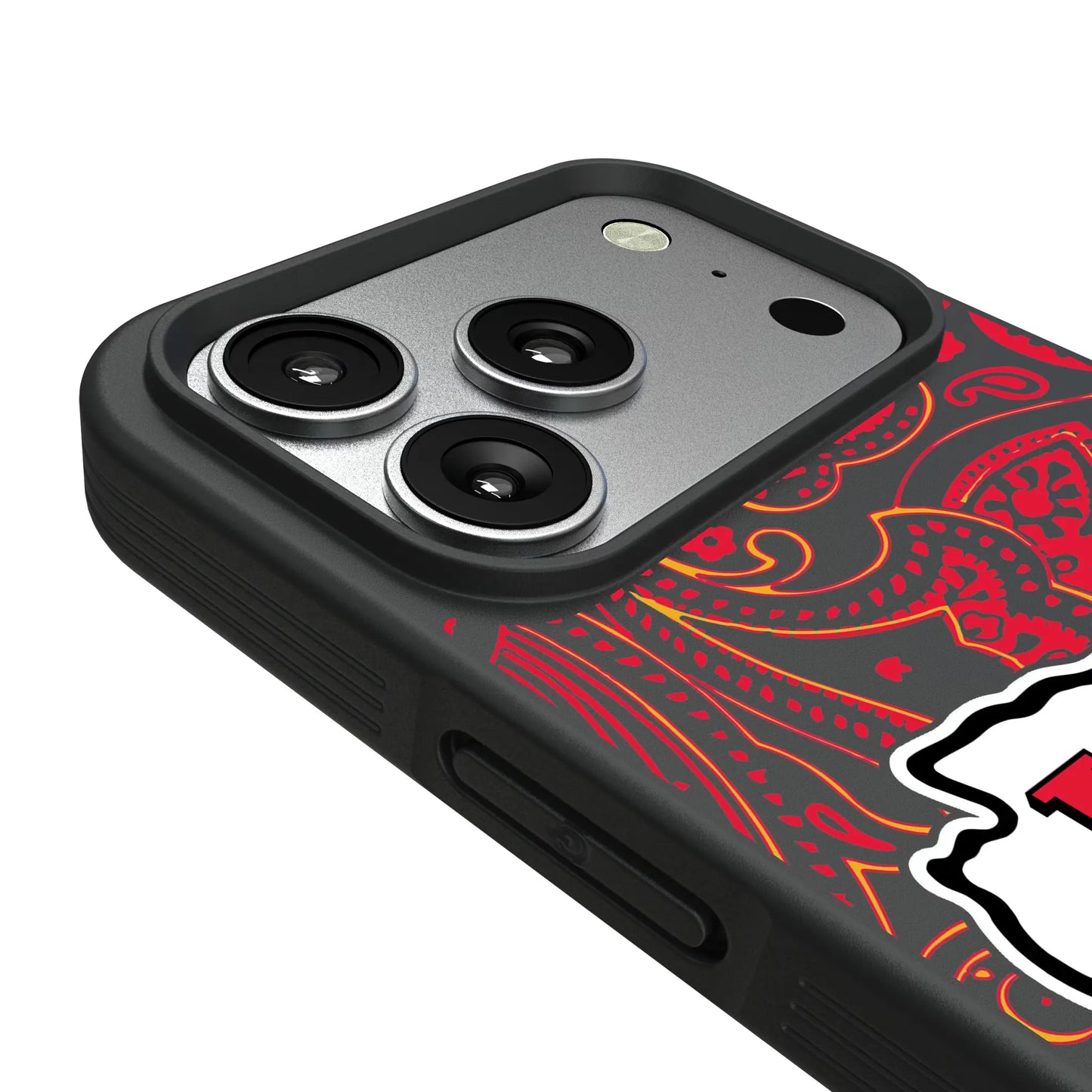 Kansas City Chiefs Paisley Bump Phone Case for Apple iPhone