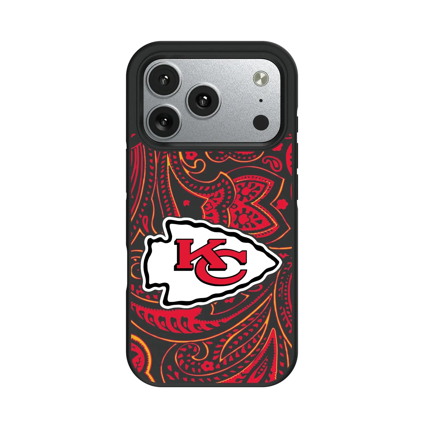 Kansas City Chiefs Paisley Bump Phone Case for Apple iPhone
