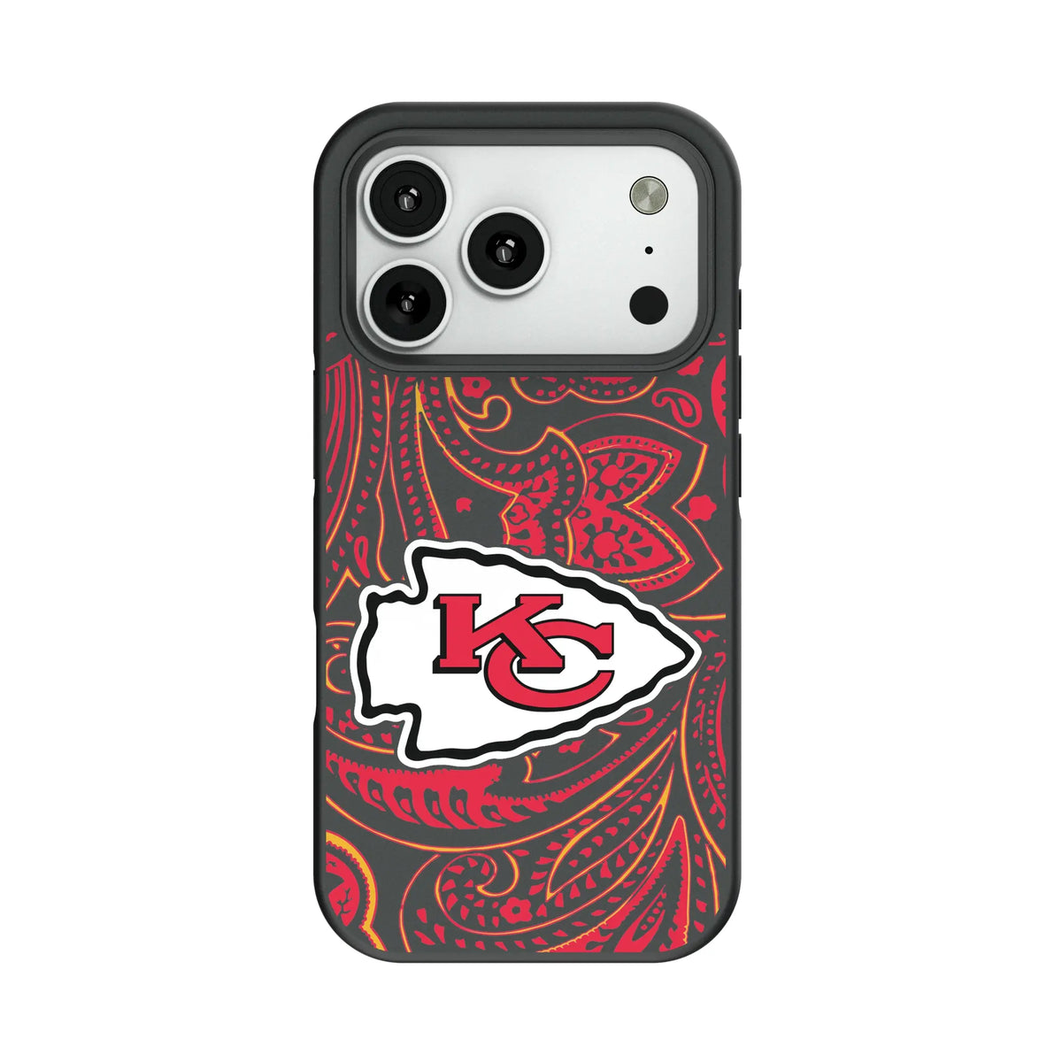 Kansas City Chiefs Paisley Bump Phone Case for Apple iPhone