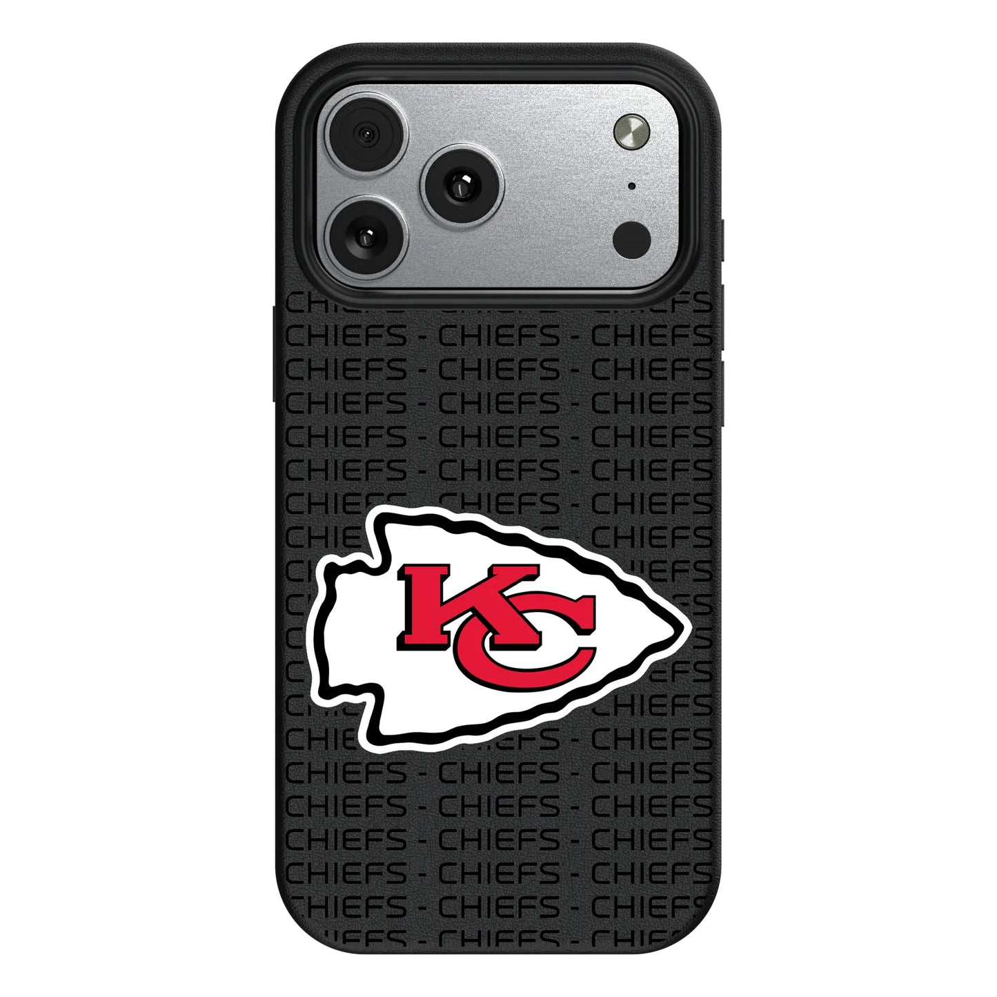 Kansas City Chiefs Text Backdrop MagSafe Compatible Phone Case for Apple iPhone