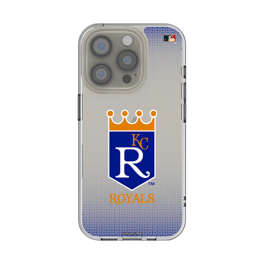 Kansas City Royals 1969-1978 - Cooperstown Collection Linen Clear Phone Case for Apple iPhone
