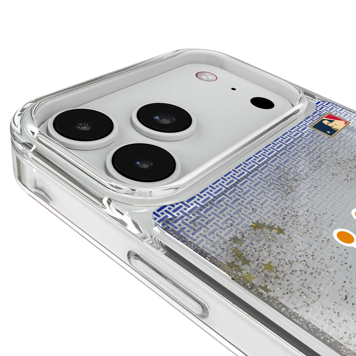 Kansas City Royals 1969-1978 - Cooperstown Collection Linen Glitter Phone Case for Apple iPhone