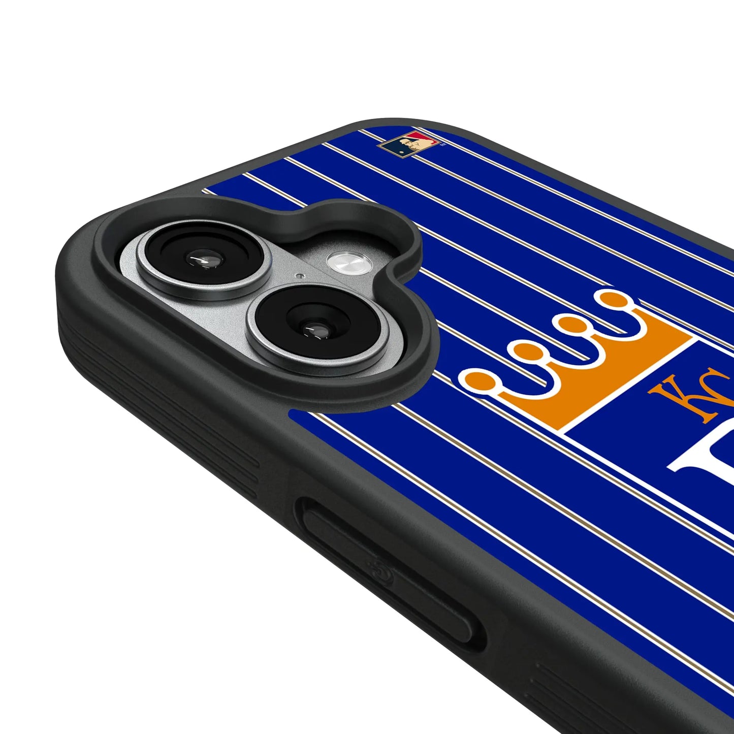 Kansas City Royals 1969-1978 - Cooperstown Collection Pinstripe Bump Phone Case for Apple iPhone