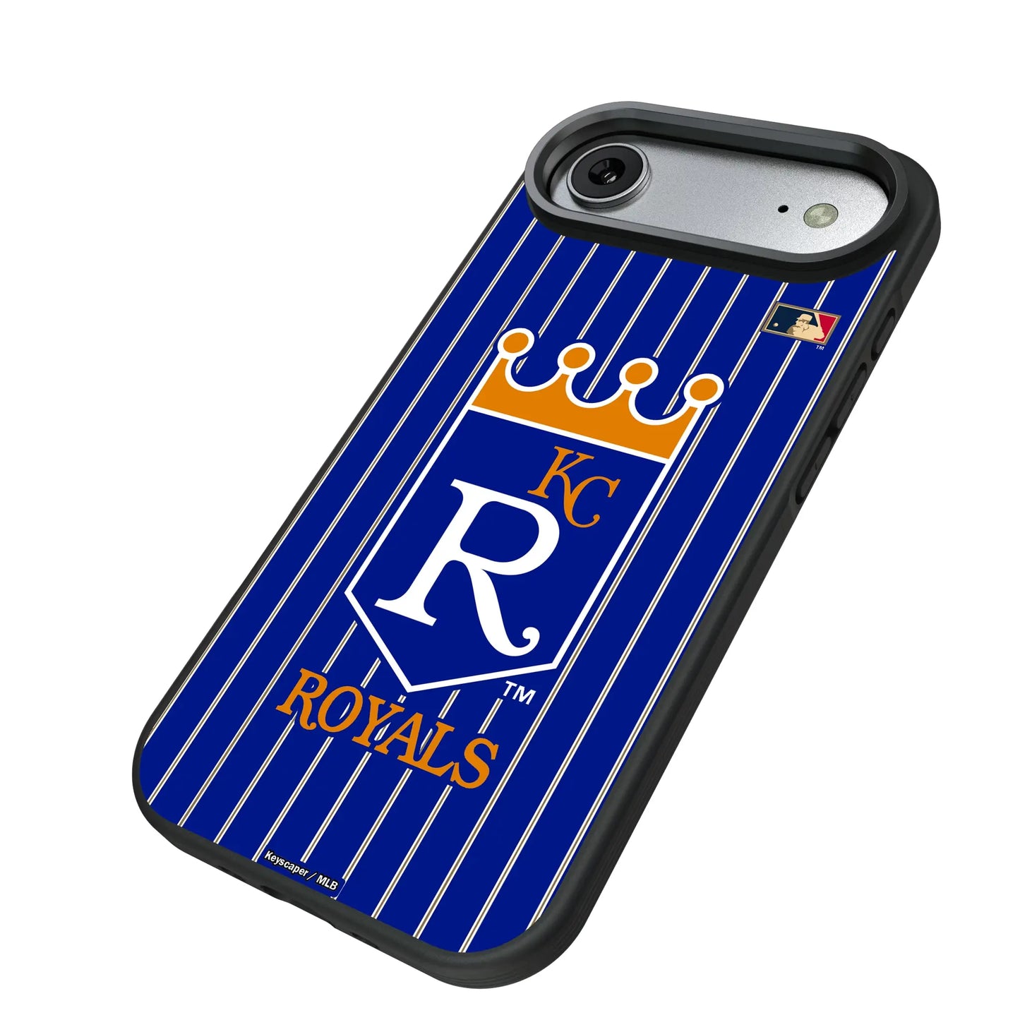 Kansas City Royals 1969-1978 - Cooperstown Collection Pinstripe Bump Phone Case for Apple iPhone