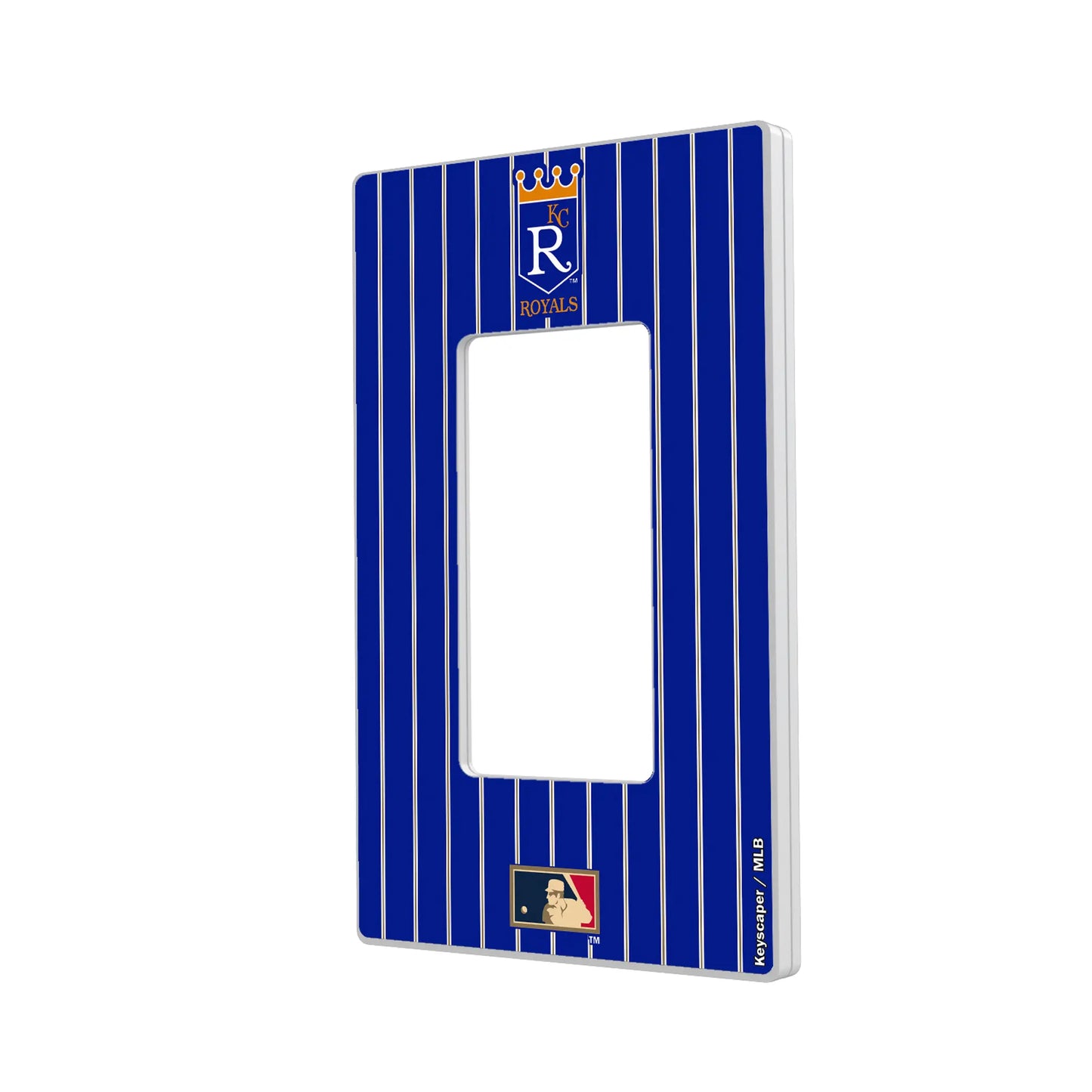 Kansas City Royals 1969-1978 - Cooperstown Collection Pinstripe Hidden-Screw Light Switch Plate