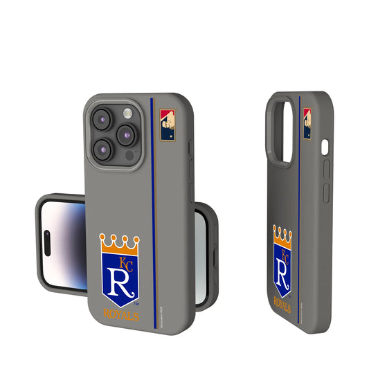 Kansas City Royals 1969-1978 - Cooperstown Collection Sidebar Soft Touch Phone Case for Apple iPhone