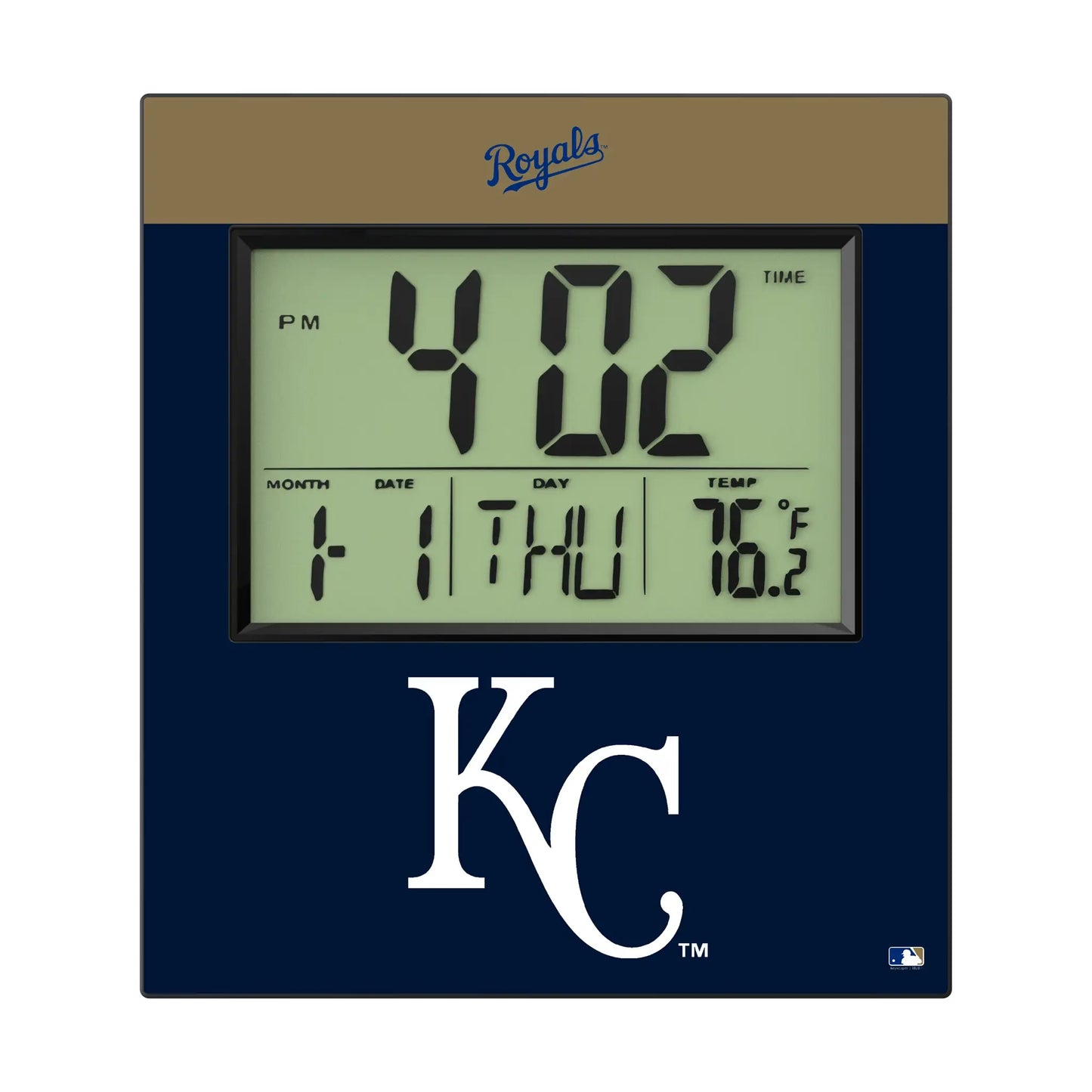Kansas City Royals Color Block Wall Clock
