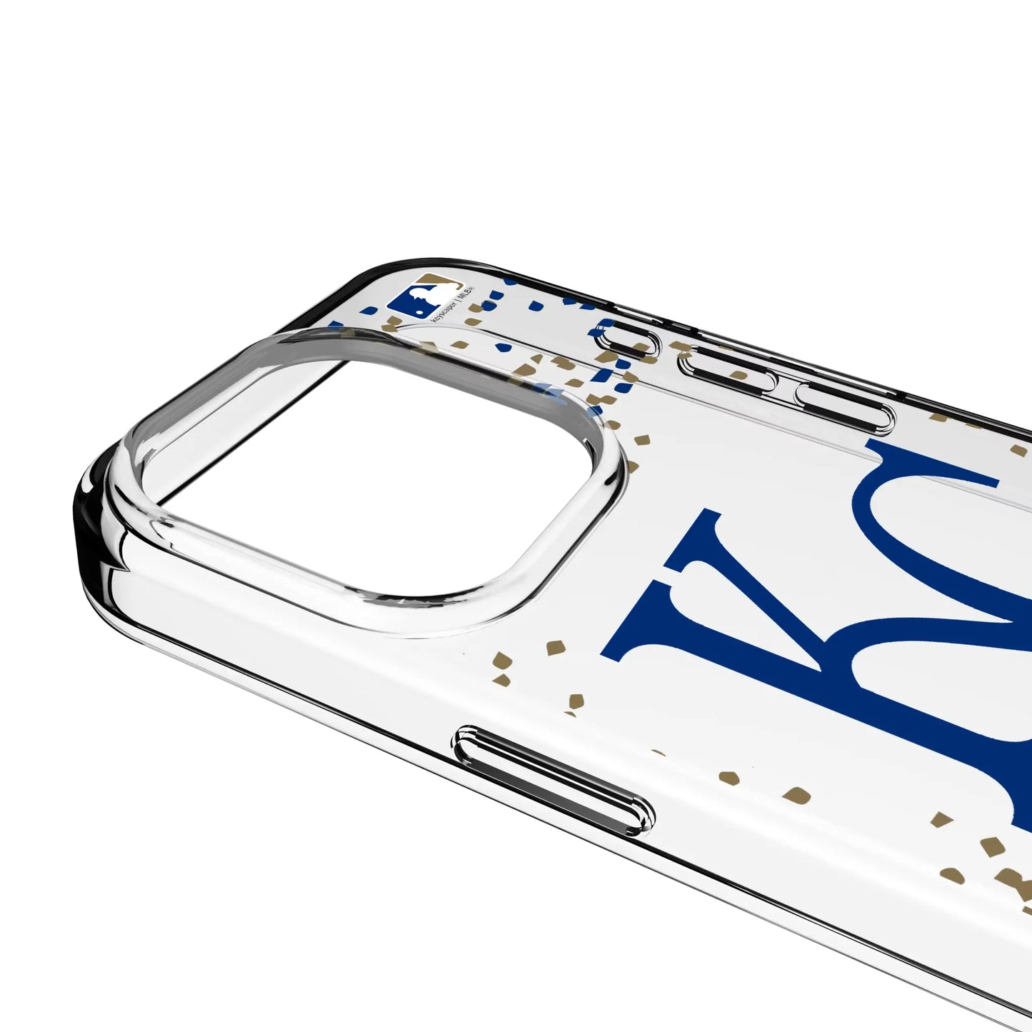 Kansas City Royals Confetti Clear Phone Case for Apple iPhone