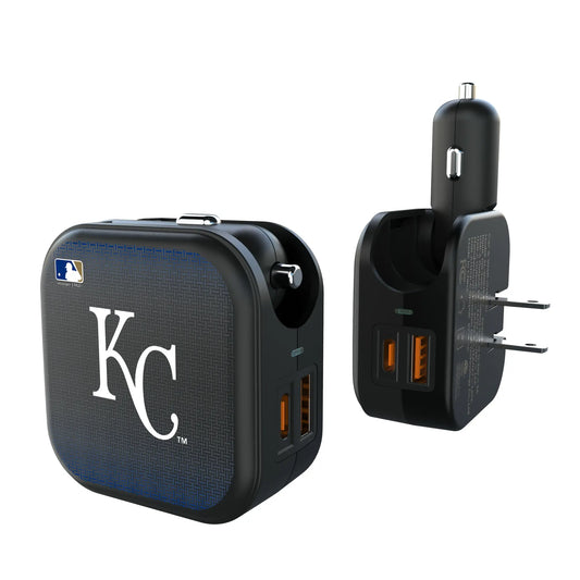 Kansas City Royals Linen 2 in 1 USB A/C Charger