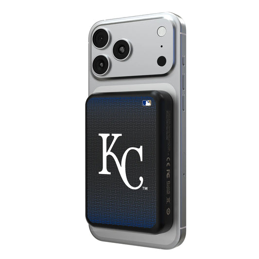 Kansas City Royals Linen Wireless Mag Power Bank